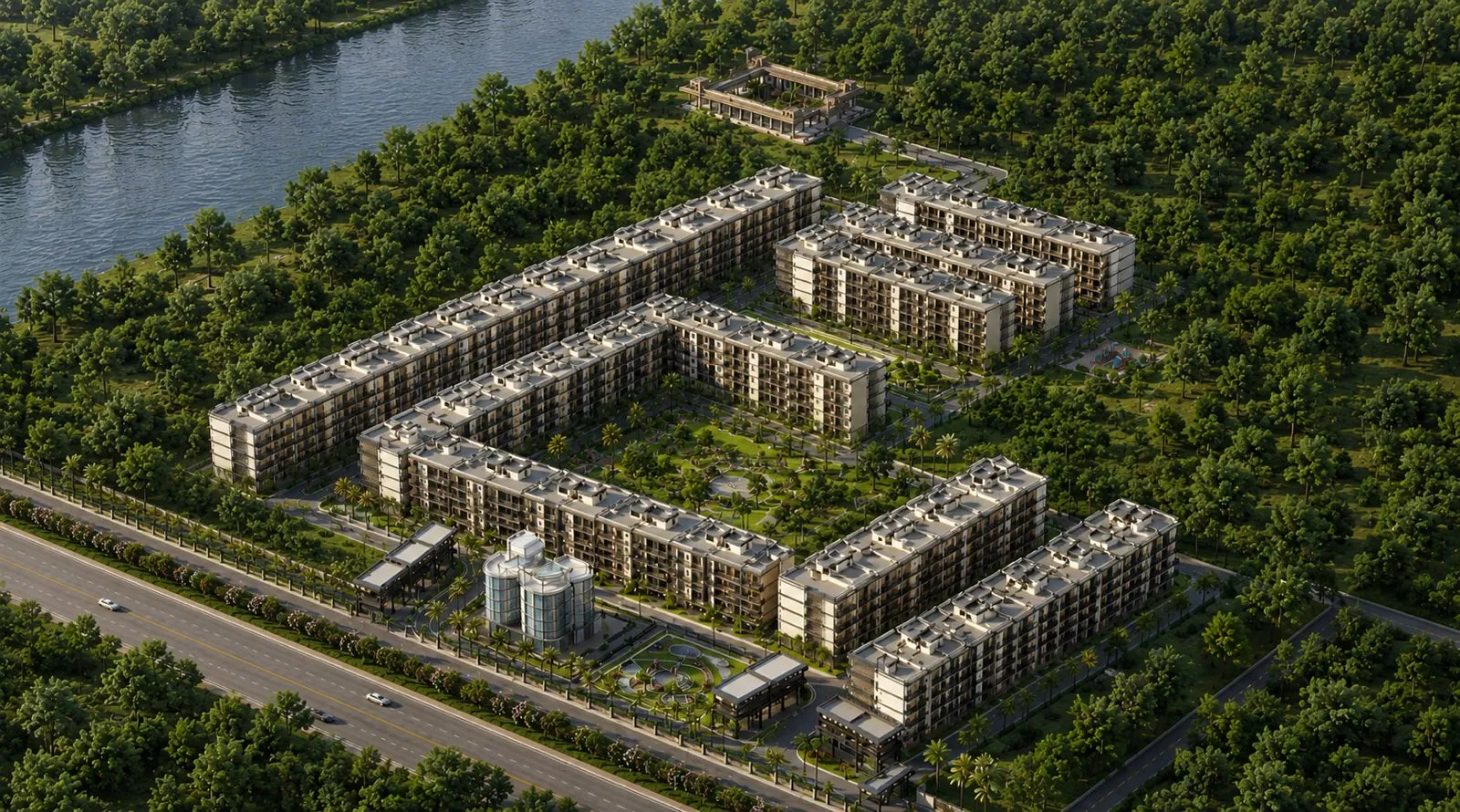 Riverfront masterplan — Golden Avenue Riverside City
